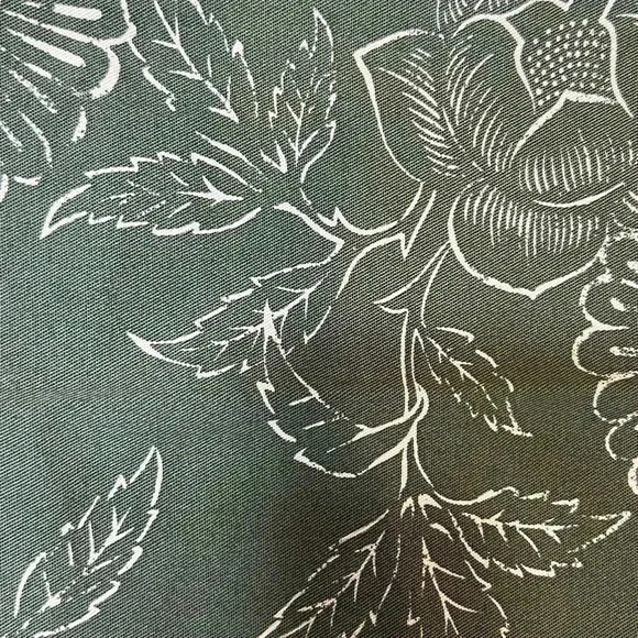 NewYork & Co Boot Cut Pants Olive Green & Crem Floral Print - Picture 10 of 12